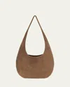 We-ar4 The H Leather Hobo Bag In Brown