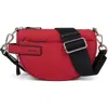 We-ar4 The Half Moon Crossbody Bag In Red