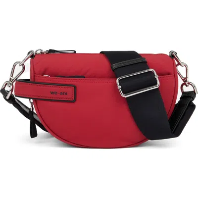 We-ar4 The Half Moon Crossbody Bag In Red