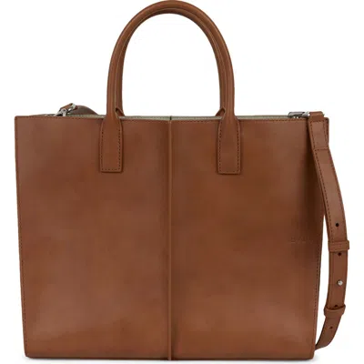 We-ar4 The Industry Leather Tote In Brown