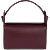 We-ar4 The Pastry Box 20 Leather Top Handle Bag In Purple
