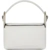 We-ar4 The Pastry Box 20 Leather Top Handle Bag In Gray
