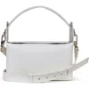 We-ar4 The Pastry Box 23 Leather Top Handle Bag In Off White