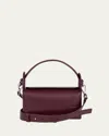 We-ar4 The Pastry Box Leather Top-handle Bag In Mulberry