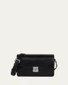 We-ar4 The Retro Flap Leather Crossbody Bag In Black