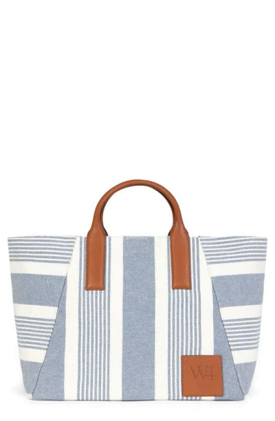 We-ar4 The Riviera Tote In Blue Stripe