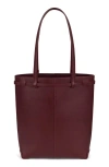 We-ar4 The Roxie Leather Tote In Burgundy