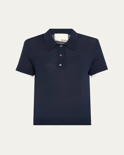 We-ar4 The Study Polo Top In Multi