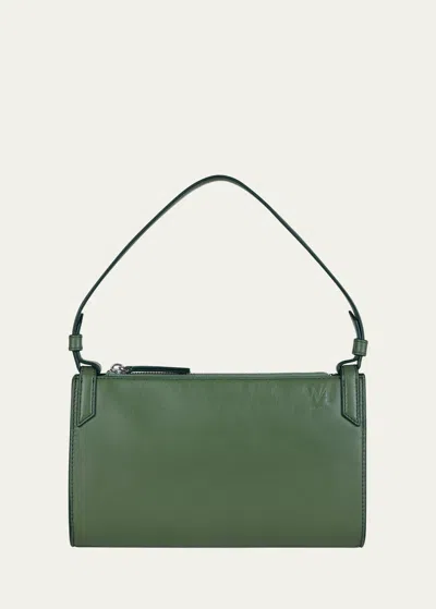 We-ar4 The Sunset Leather Shoulder Bag In Green
