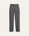 We-ar4 Tuxedo Pinstripe Straight-leg Trousers In Blue