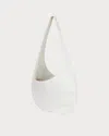 We-ar4 Women's H Leather Hobo Bag In White In White