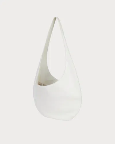 We-ar4 Women's H Leather Hobo Bag In White