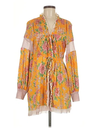 Pre-owned We Are Hah Casual Dress In Orange