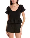 WE ARE KINDRED WE ARE KINDRED GIOVANNA PEPLUM TOP