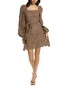 We Are Kindred Viola Mini Dress In Brown