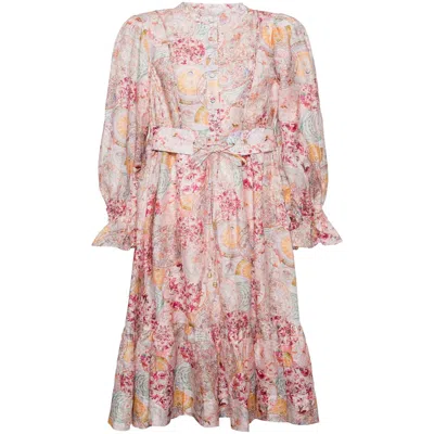 We Are Kindred Women's Aurora Silk Belt Maxi Dress In Pink
