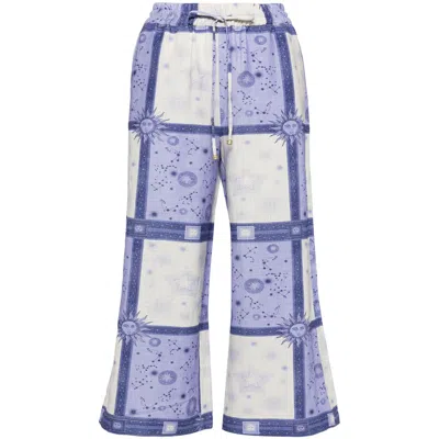 We Are Kindred Women's Celeste Linen Straight Leg Pants In Purple