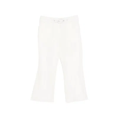 We Are Kindred Women's Josephine Flare Belt Pants White