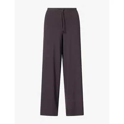 We Are Tala Omens 365 Sculpt Drawstring Knitted Trousers Espresso