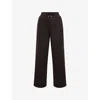 We Are Tala Omens Americano Wide-leg Cotton-jersey Jogging Bottoms Xl