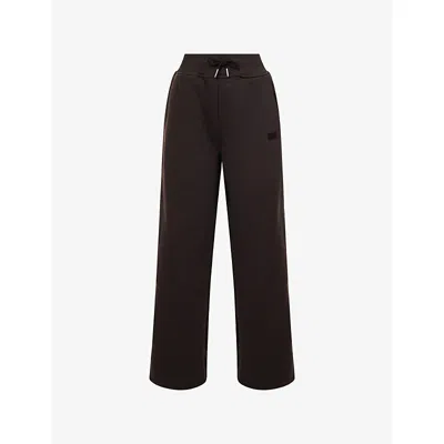 We Are Tala Omens Americano Wide-leg Cotton-jersey Jogging Bottoms Xl