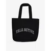 We Are Tala Omens Black Marl Active Cotton Tote Bag