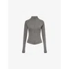 We Are Tala Omens Dark Olive Dayflex Zip-through Stretch-woven Jacket Xs