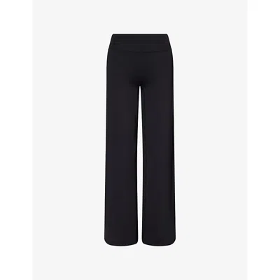 We Are Tala Omens Dayflex Wide-leg Yoga Leggings Shadow Black