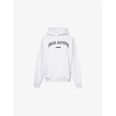 We Are Tala Omens Grey Marl Active Oversized Woven Hoody Xs