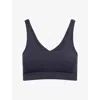 We Are Tala Omens Dayflex Square Neck Sports Bra Midnight Navy Xs In Blue