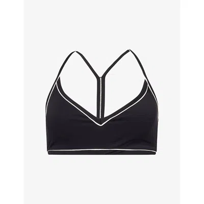 We Are Tala Omens Shadow Black Dayflex Contrast Sweetheart Sports Bra