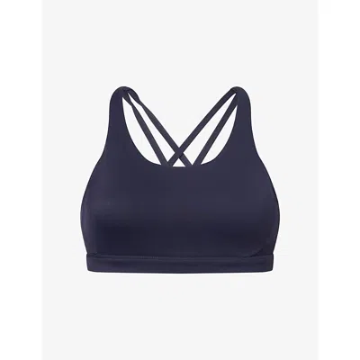 We Are Tala Omens Skinluxe Tank Sports Bra Midnight Navy