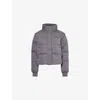 We Are Tala Omens  Storm Removable-sleeve Recycled-polyester Jacket In Charcoal