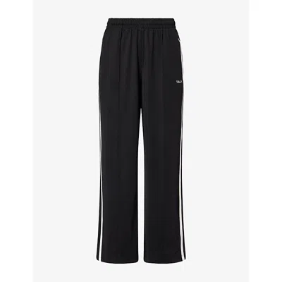 We Are Tala Omens Striped-trim Jersey Jogging Bottoms Black