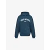 We Are Tala Omens Active Applique Cotton-blend Hoody Rich Teal In Blue