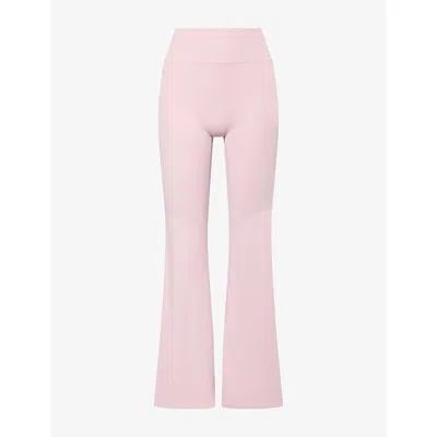 We Are Tala Omens  Dayflex Flared Yoga Trousers In Pink