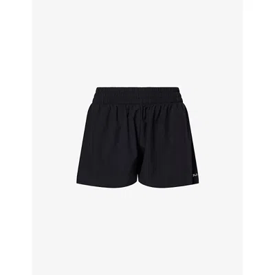 We Are Tala Omens Shadow Black Skinluxe Floaty Stretch-jersey Shorts