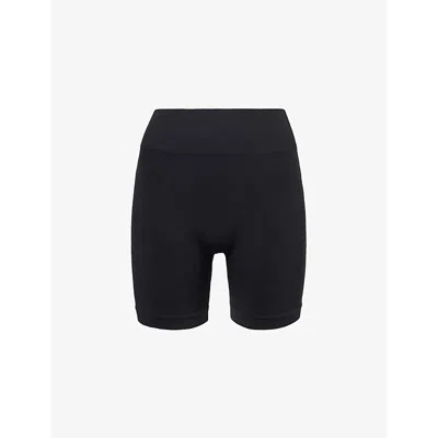 We Are Tala Womens Black Marl Sculpt Seamless High-rise Stretch-recycled Polyamide And Polyester Sho
