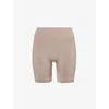 We Are Tala Womens Pebble Marl Sculpt Seamless High-rise Stretch-recycled Polyamide And Polyester Sh