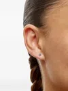We By Whitebird 18k Yellow Gold Solitaire Sapphire Earring In Gold