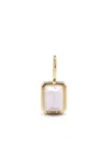 We By Whitebird 18kt Yellow Gold Dancing Drop Amethyst Pendant In Gold
