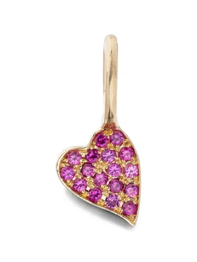 We By Whitebird Clarisse Coeur Ruby Pendant In Gold