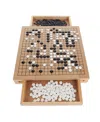 We Games Wood Go Set With Pull Out Drawers -12 In.