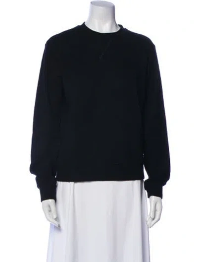 Pre-owned We Norwegians Crew Neck Long Sleeve Sweatshirt In Black