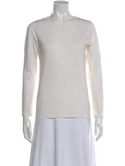 Pre-owned We Norwegians Crew Neck Long Sleeve Top In Neutral