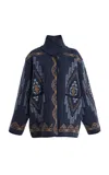 We Norwegians Kautokeino Wool Ski Jacket In Animal Print