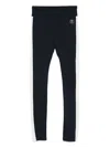 We Norwegians Leggings Mit Logo-patch In Blue