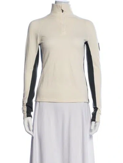 Pre-owned We Norwegians Merino Wool Colorblock Pattern Jacket In Neutrals
