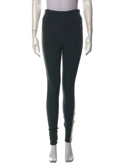 Pre-owned We Norwegians Merino Wool Skinny Leg Pants In Black/neutrals