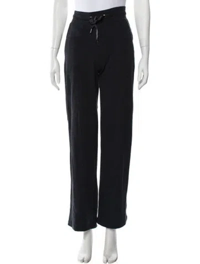 Pre-owned We Norwegians Merino Wool Sweatpants In Black